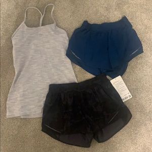 Lulu fitness package: shorts + tank